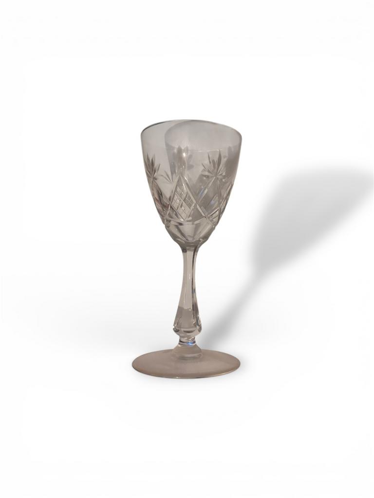 2 verres a vin blanc cristal, Enlèvement ou Envoi