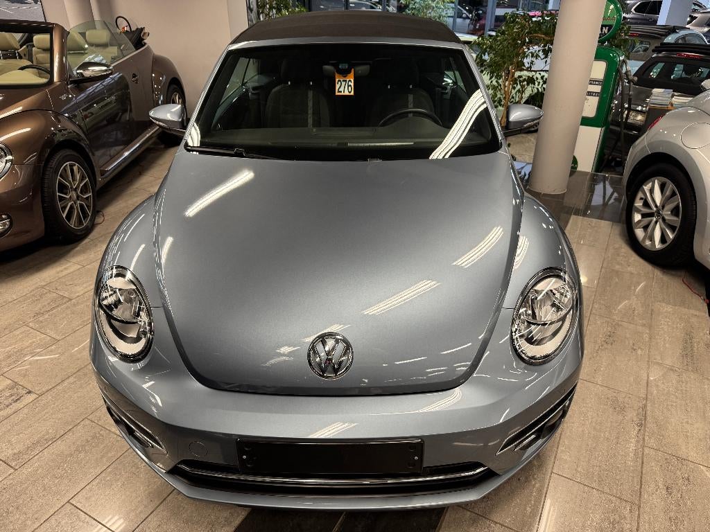 Volkswagen New Beetle blauw metalen DSG Cab 1.2 TSI, 4 zetels, Stof, 4 cilinders, Cabriolet