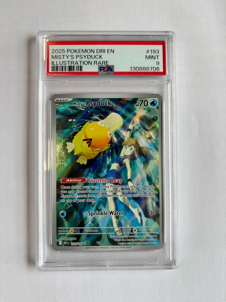 Pokemon kaart - PSA9 Destind Rivals, Ophalen, Nieuw, Losse kaart, Foil