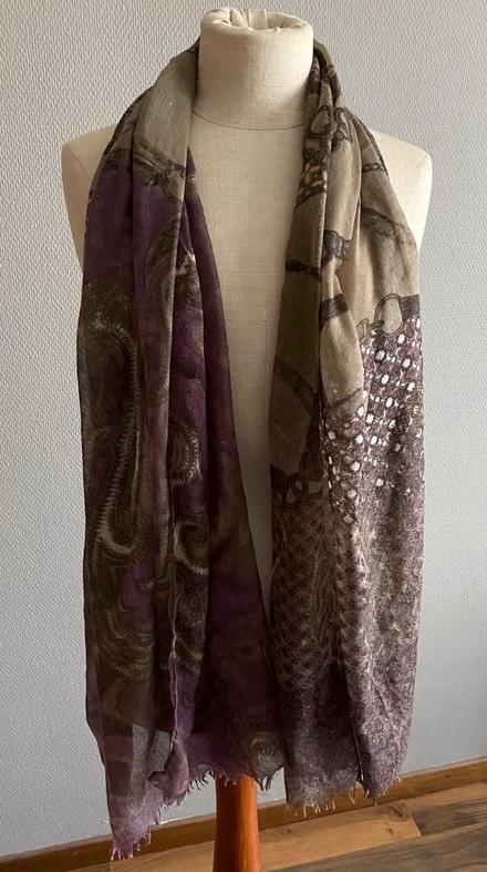 Kleurrijke sjaal, Envoi, Comme neuf, Écharpe