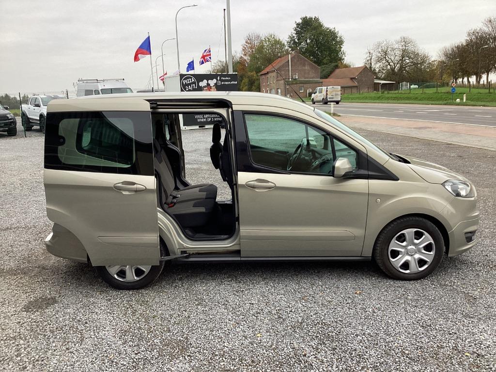 ford courier tourneo 15dci 2019 66000km 13950e alles in, Auto's, Voorwielaandrijving, Stof, 4 cilinders, Beige