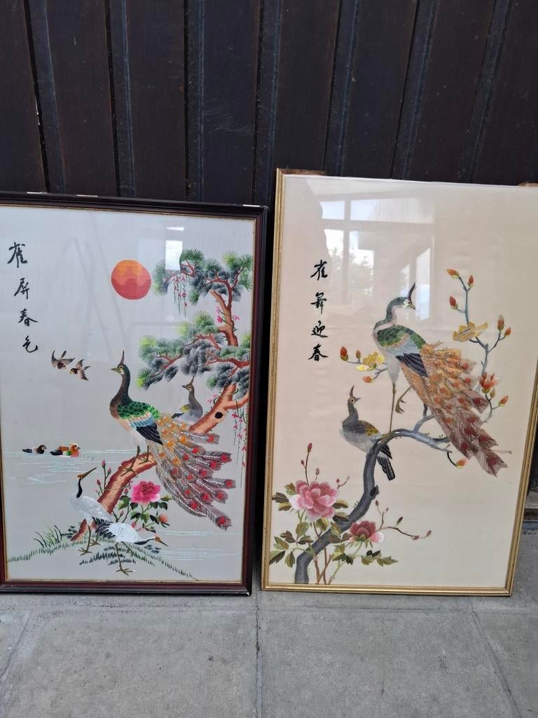 Aziatische doeken, Huis en Inrichting, Ophalen, Zo goed als nieuw