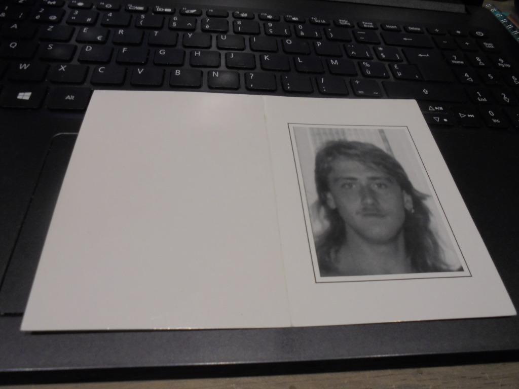 dp Franky Vermeulen, Verzamelen, Bidprentjes en Rouwkaarten, Ophalen of Verzenden, Bidprentje