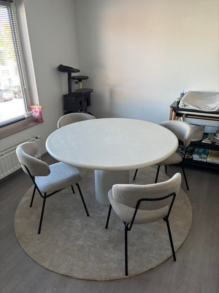 Table de salle à manger Mortex (ronde), Maison & Meubles, Neuf, Mortex, Rond, Autres matériaux