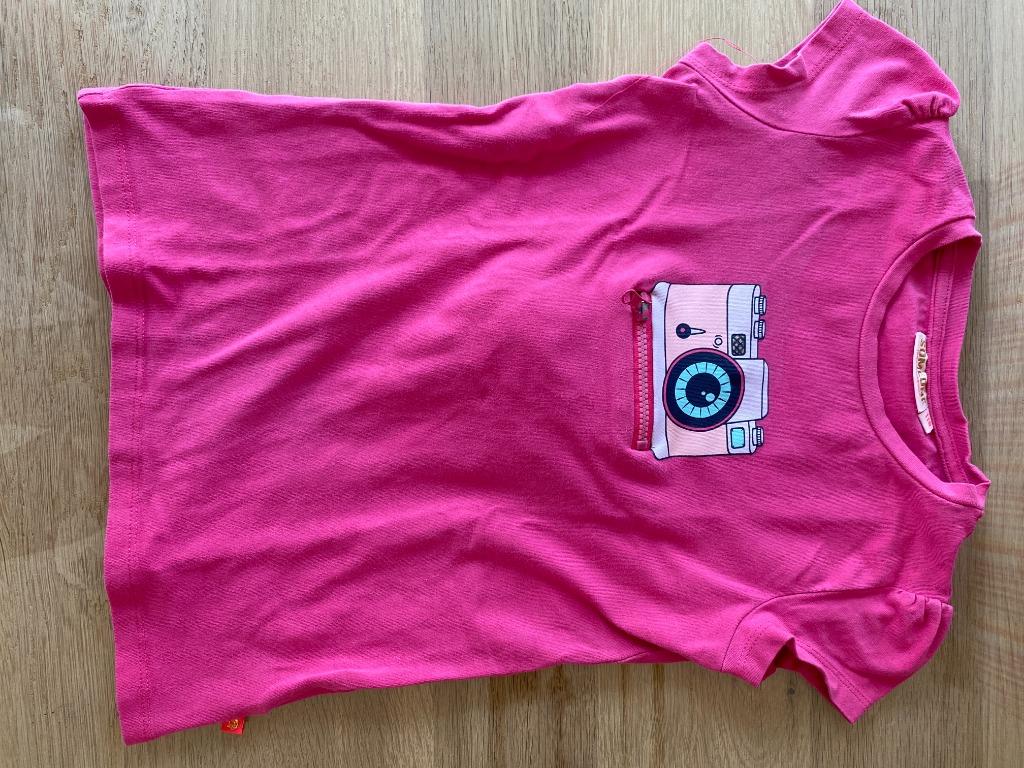 soneone roze tshirt met camera maat 116 - BD3, Gebruikt, Meisje, Ophalen of Verzenden, Someone