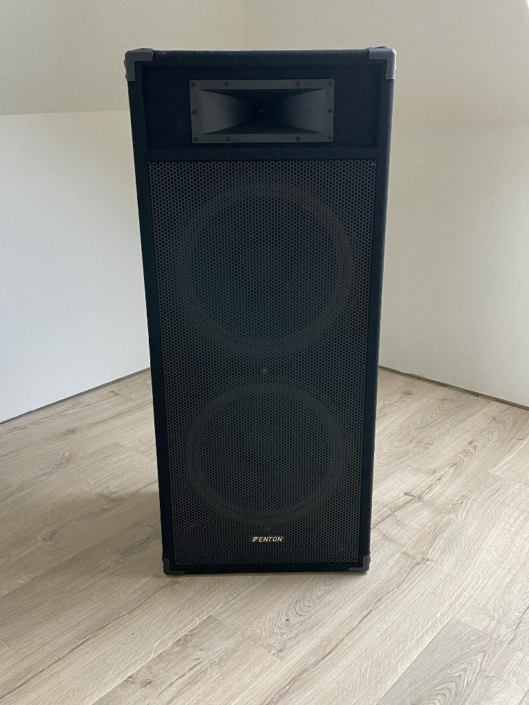 Set actieve luidspekers Fenton 1600W, Audio, Tv en Foto, Luidsprekerboxen, Overige typen, Zo goed als nieuw, 120 watt of meer
