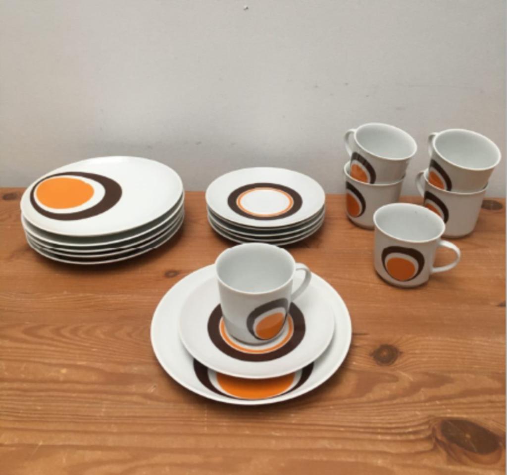 Vintage servies - Winterling Bavaria, Huis en Inrichting, Keuken | Servies, Ophalen, Zo goed als nieuw, Overige stijlen, Kop(pen) en/of Schotel(s)