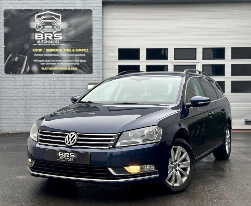 Volkswagen Passat Break 1.6 TDI 12/2012, Auto's, Voorwielaandrijving, Stof, 4 cilinders, Blauw