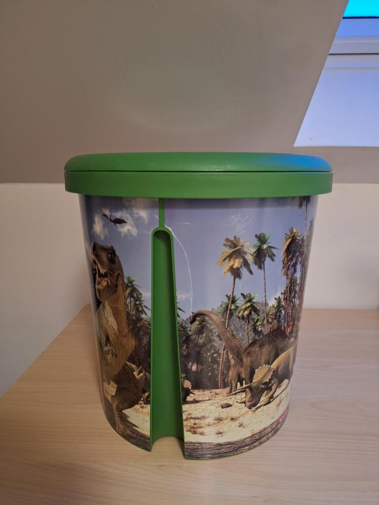 Opbergton Dinosaurussen, Kinderen en Baby's, Speelgoed | Actiefiguren, Ophalen