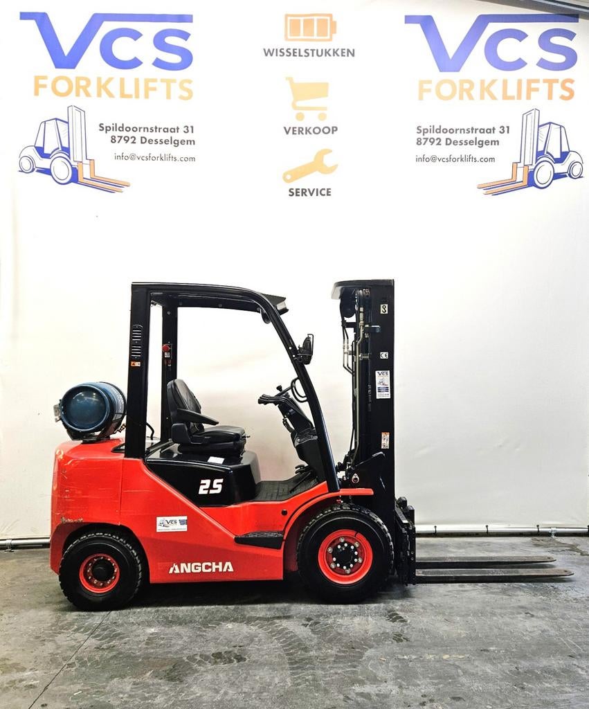 HANGCHA FG25 TRIPLEX 4,7 slechts 345uren, Zakelijke goederen, Machines en Bouw | Heftrucks en Intern transport, 2000 tot 3000 kg