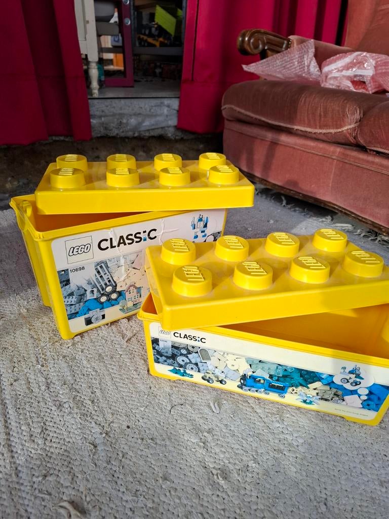 Lego classic dozen (zonder lego)., Ophalen, Gebruikt, Losse stenen, Lego