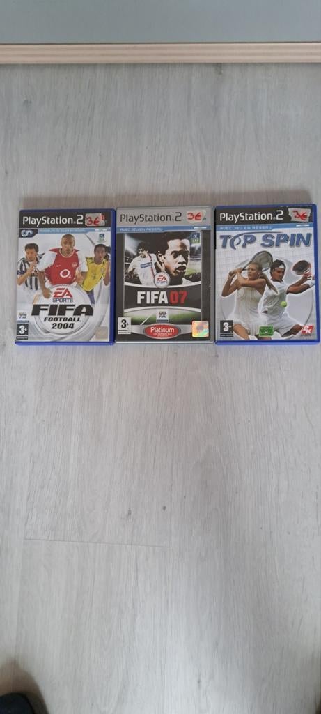 3 PS2-spellen, Ophalen, Gebruikt, Gekoppelde computers, 3 spelers of meer