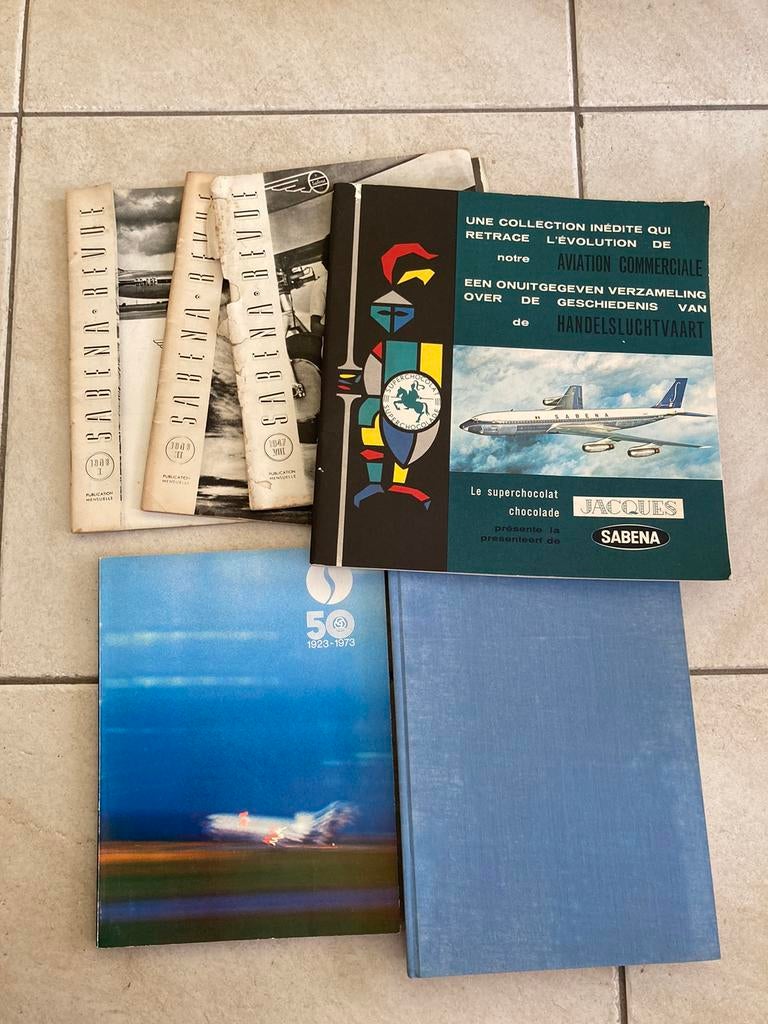 Revues et chromos de la Sabena, Collections, Utilisé