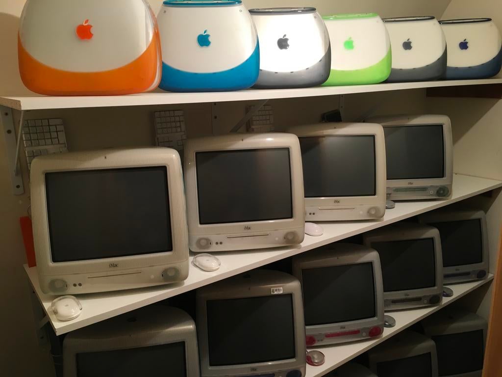Volledige verzameling iMac G3 en iBook G3, Computers en Software, Apple Desktops, Zo goed als nieuw, iMac, Ophalen