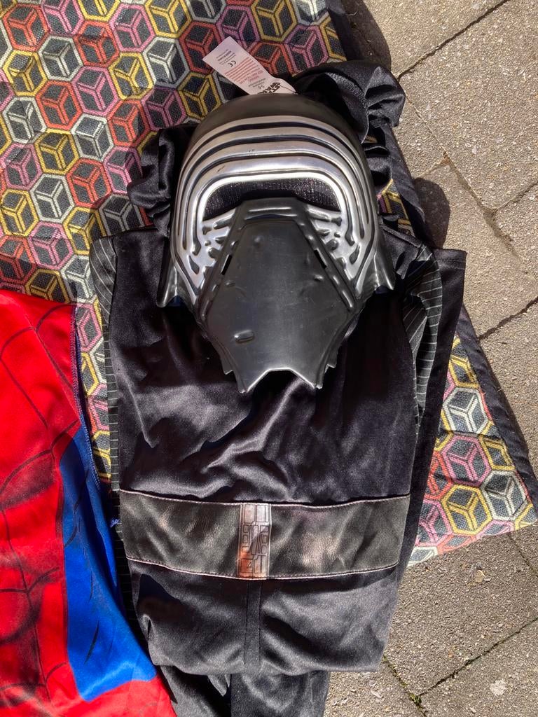 Carnaval star wars spiderman 5-6 jaar, Ophalen, Zo goed als nieuw