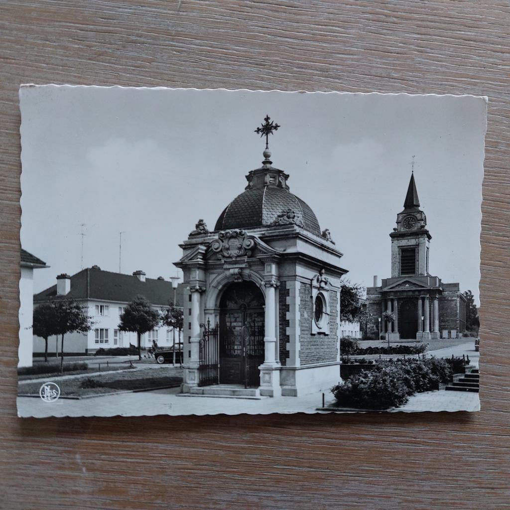 Oude postkaart Aalst: begijnhof, Ophalen of Verzenden