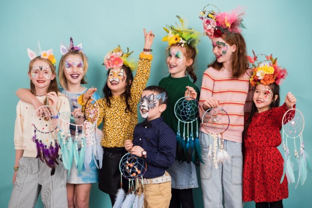 Professionele kindergrime voor feestjes en evenementen, Schmink- of Themafeestjes