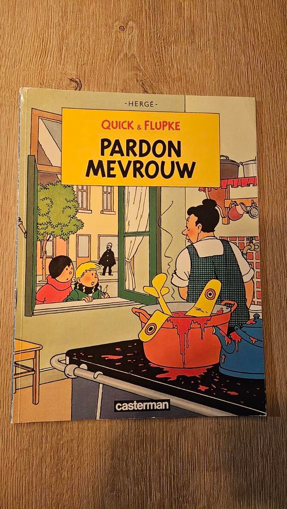 Strip Quick & Flupke - Pardon Mevrouw (nr.7 - Hergé), Boeken, Stripverhalen, Eén stripboek, Ophalen of Verzenden, Zo goed als nieuw