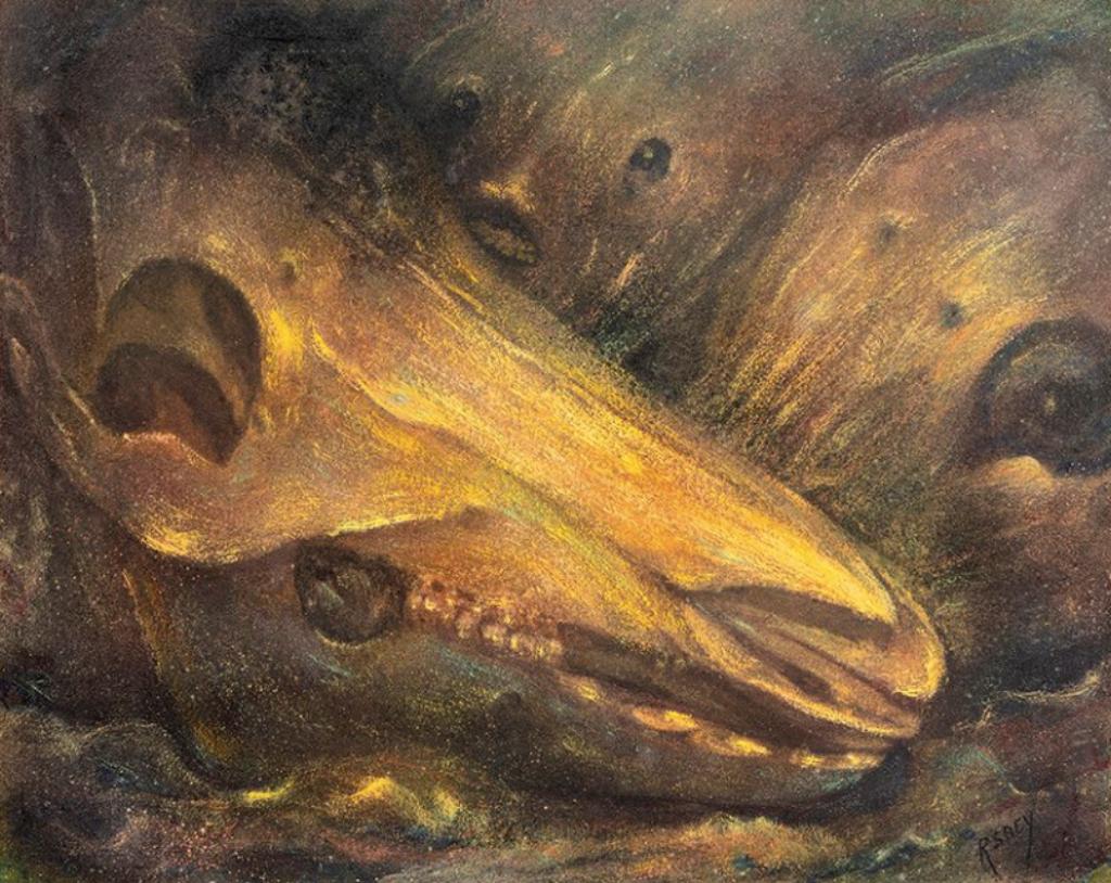 Renaat Saey (1913-1996): Paardenschedels (123 x 103 cm), Enlèvement