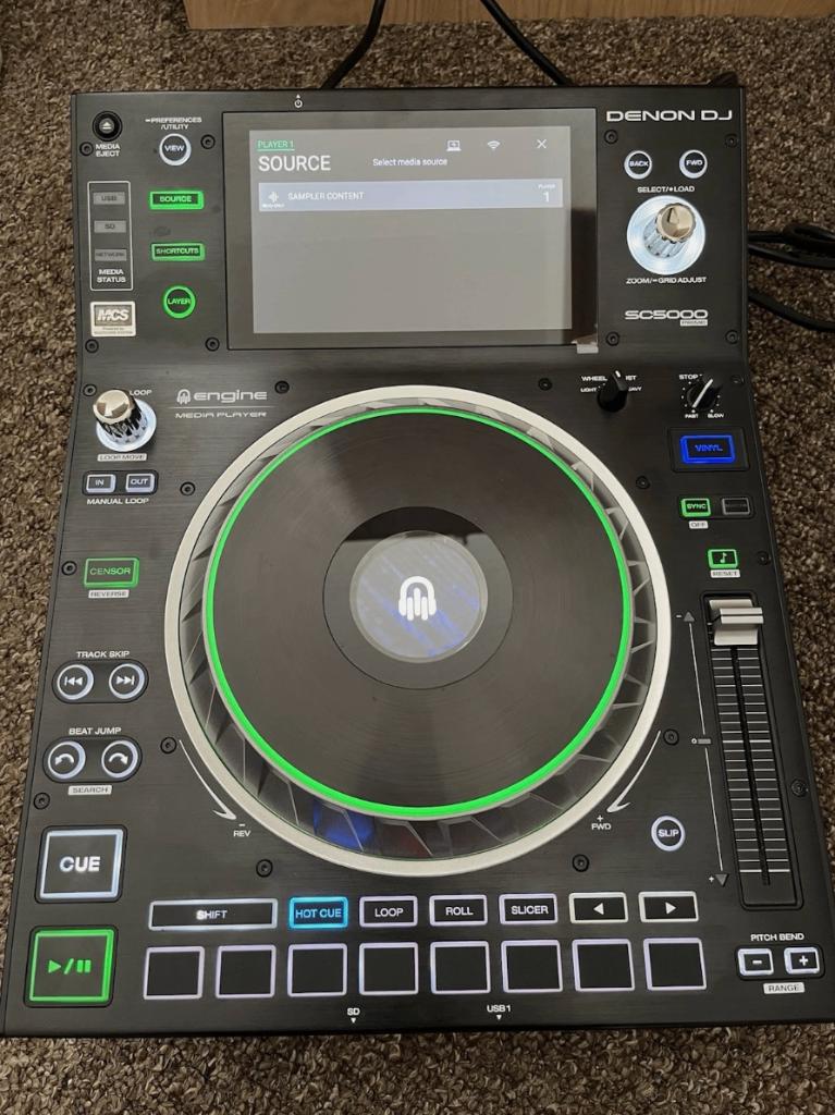 Denon DJ SC5000M Prime Professional double couche, Musique & Instruments, DJ sets & Platines, Utilisé, DJ-Set, Denon, Enlèvement ou Envoi