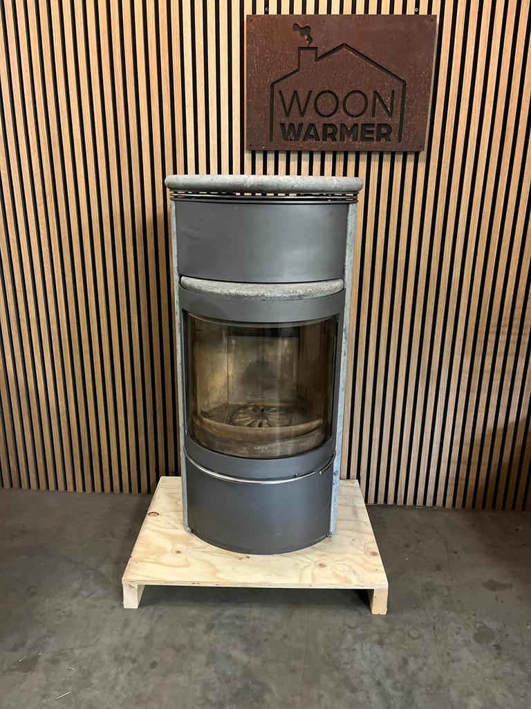 25126 Poêle en stéatite Scan 7kw, Enlèvement, Utilisé, Bois, Autoportant