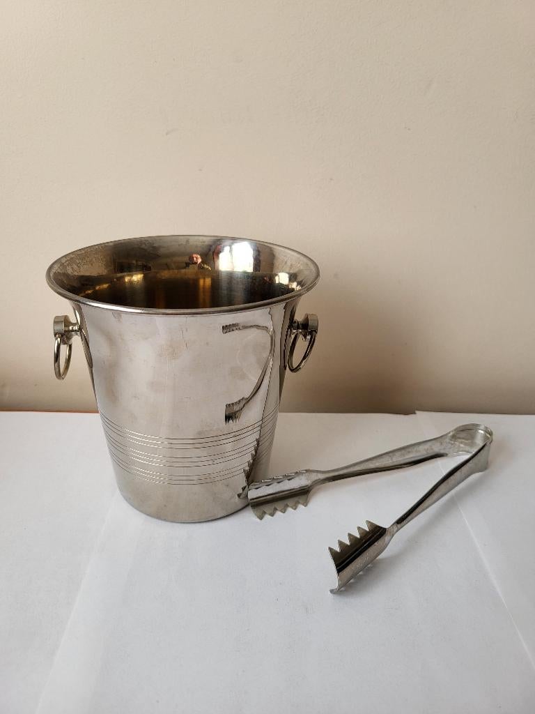 Seau à glaçons Guy Degrenne & Pince Alessi 505, Ophalen of Verzenden