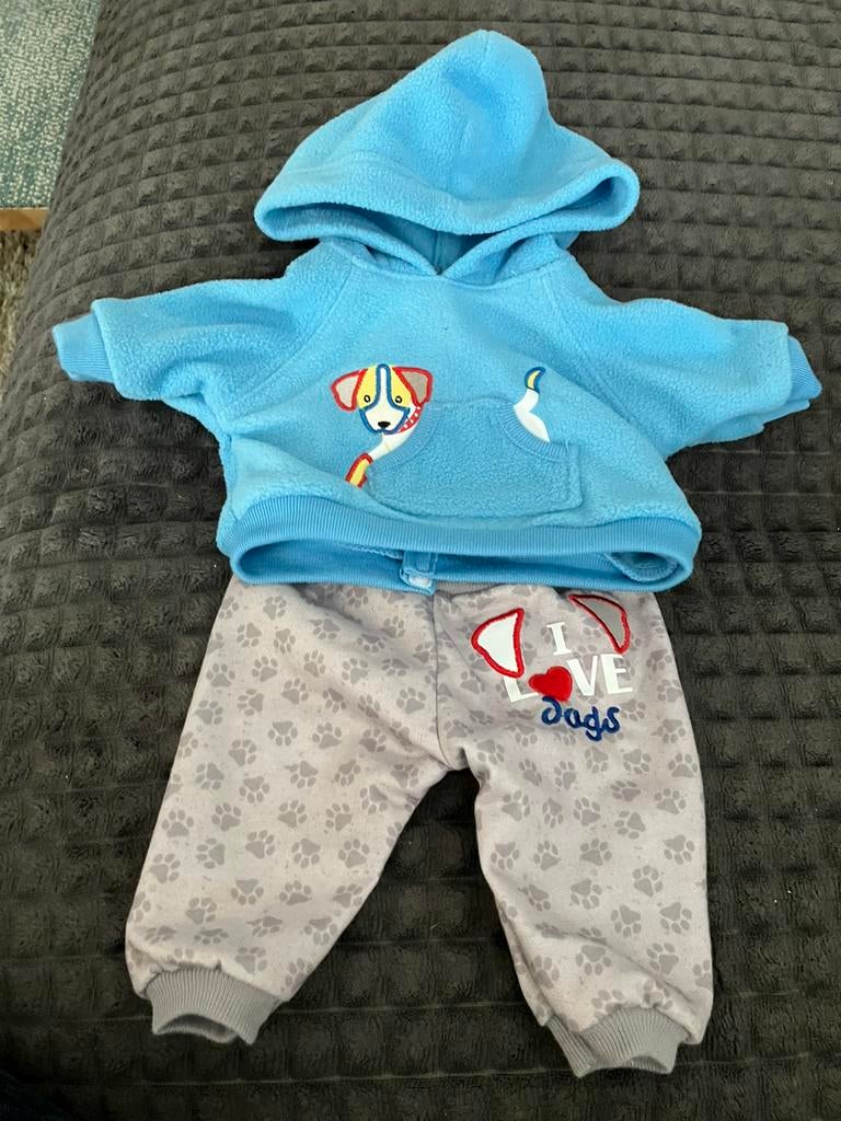 2 delige kledingset baby born zapf creation voor pop 43 cm, Ophalen of Verzenden, Zo goed als nieuw