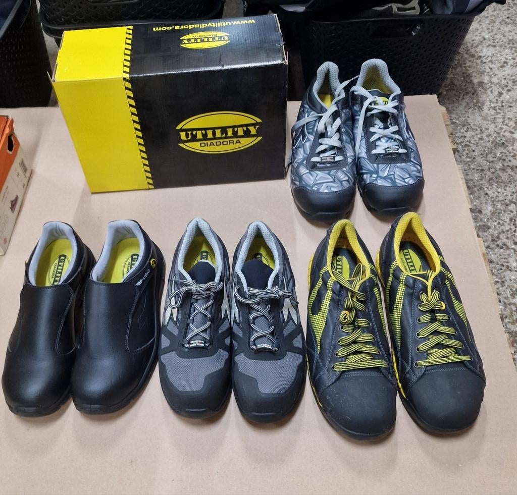 Veiligheidsschoenen Diadora, Base, Reebok, Ophalen