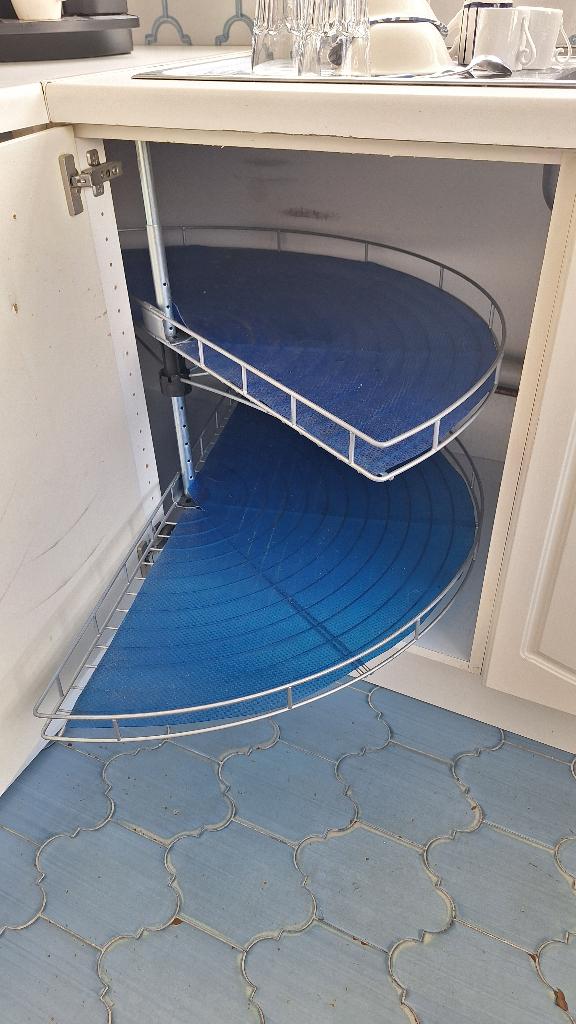 Plateaux tournants casseroles pour meuble d'angle, Maison & Meubles, Enlèvement, Utilisé