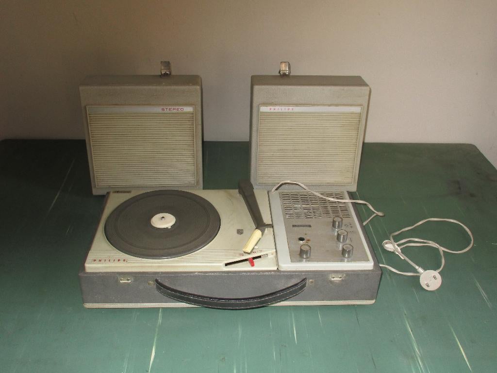 platendraaier (vintage), Ophalen, Niet werkend, Platenspeler, Philips