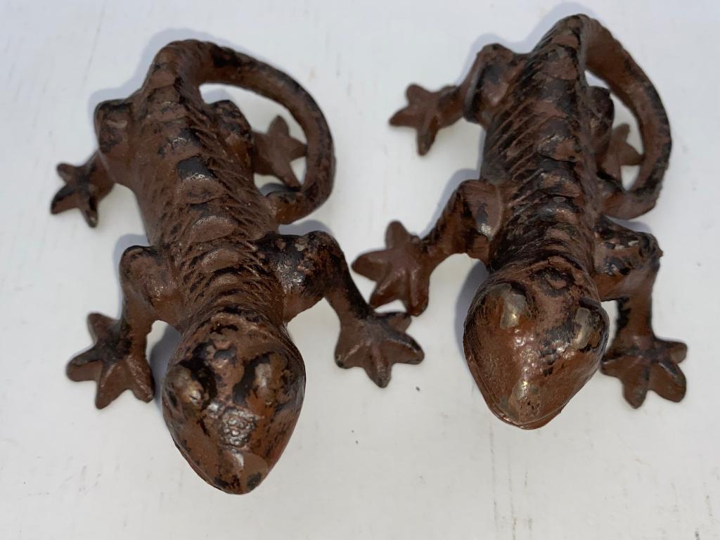 Kleine metalen reptielenversieringen, Ophalen of Verzenden