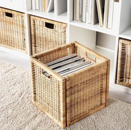 Ikea BRANÄS Mand, rotan (3 stuks), Huis en Inrichting, Ophalen, Zo goed als nieuw