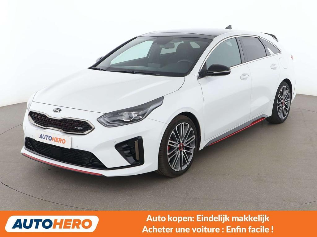 Kia ProCeed / pro_cee'd 1.6 TGDI GT (bj 2019, automaat), Auto's, Kia, Adaptive Cruise Control, Gebruikt, Wit, 1438 kg