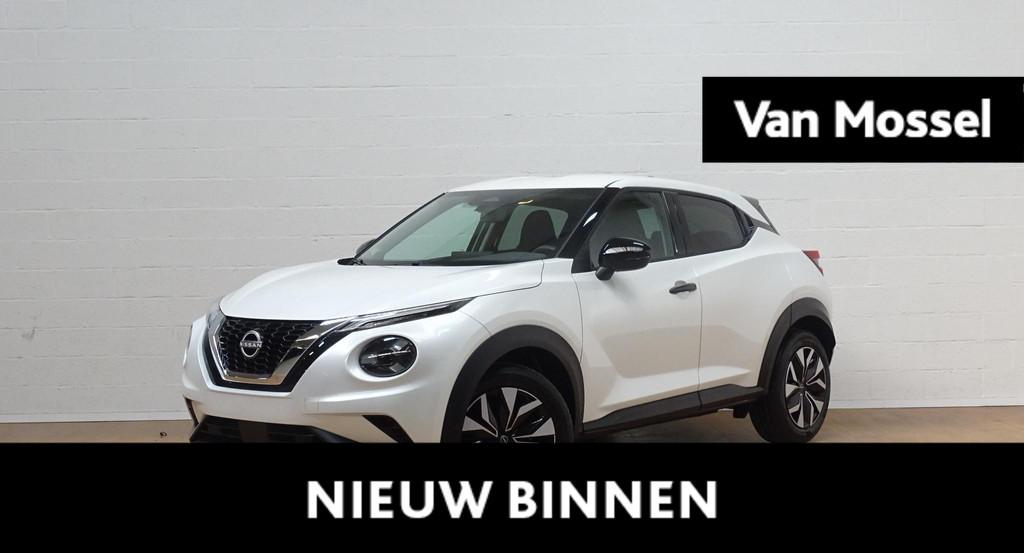 Nissan Juke 1.0 DIG-T Acenta automaat, Auto's, Stof, Wit, 5 zetels, 5 deurs