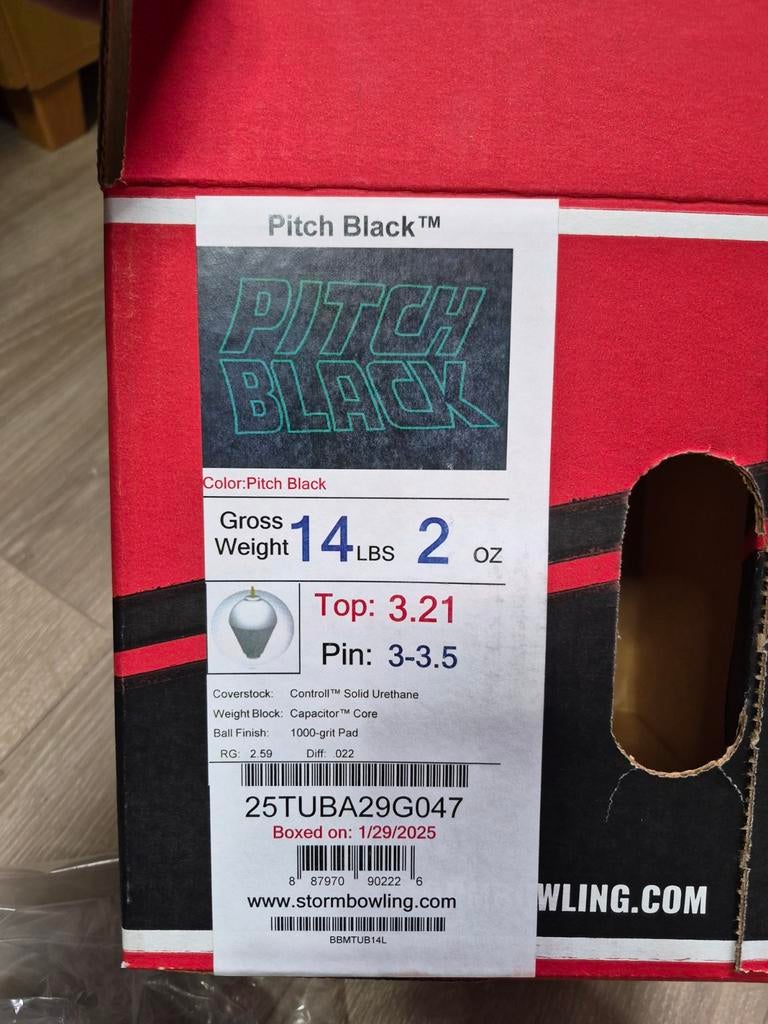 Storm - Pitch Black bowling bal [NEW], Enlèvement, Neuf, Boule