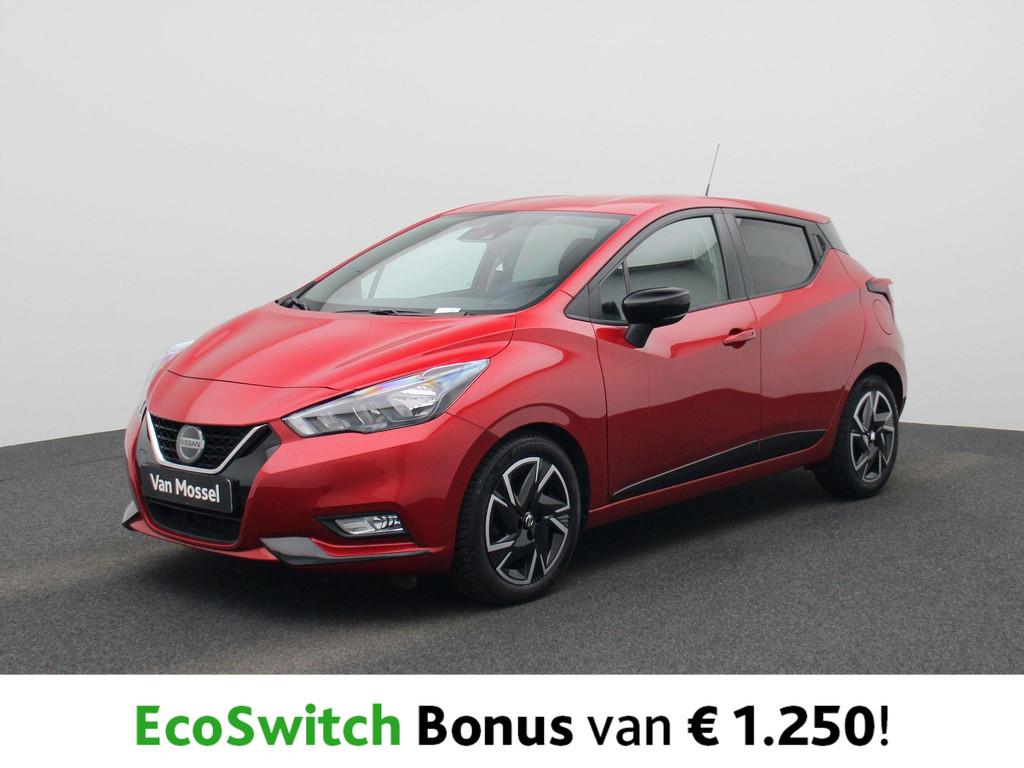 Nissan Micra 1.0 IG-T Xtronic N-Design Camera| Cruise contro, Auto's, Nissan, Stof, 95 pk, 5 zetels, 5 deurs