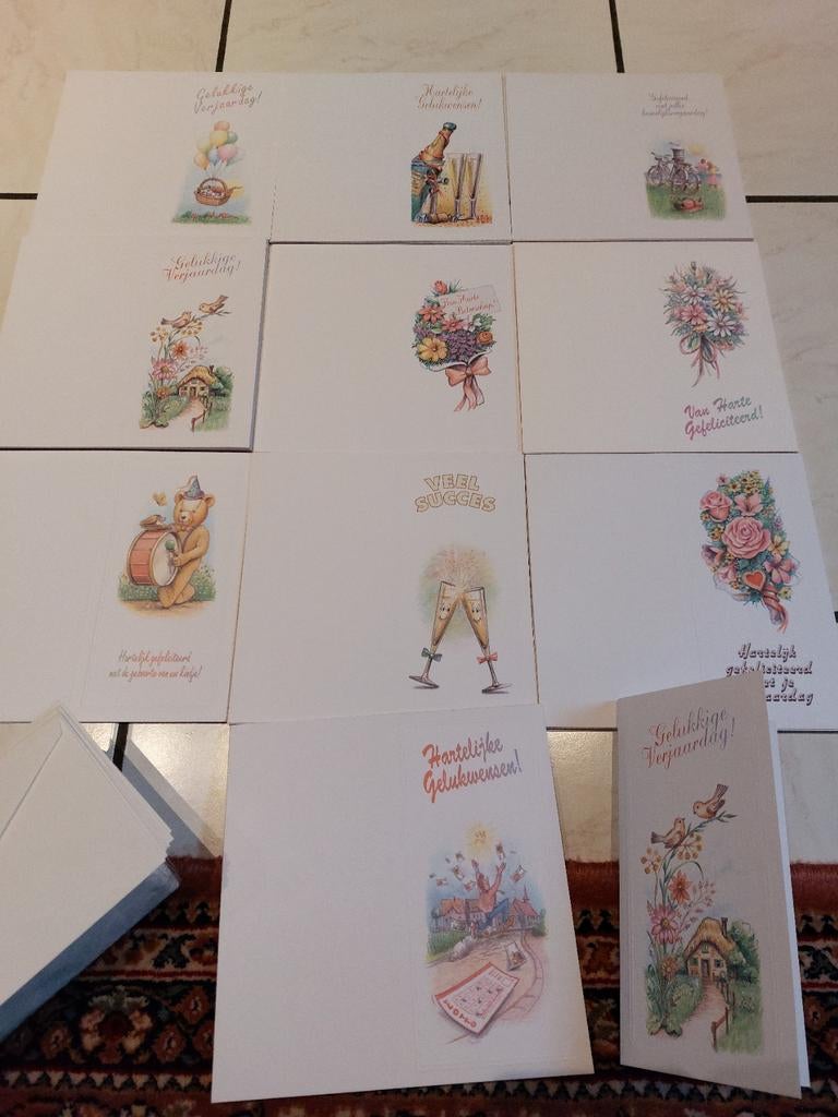 100 wenskaarten, Divers, Cartes de voeux, Enlèvement