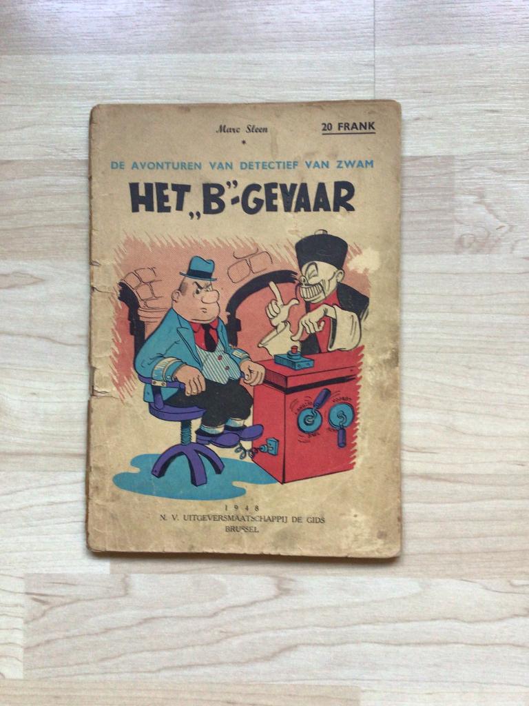 Detectief Van Zwam : Het B-gevaar 1948, Livres, BD, Enlèvement ou Envoi, Marc Sleen, Une BD, Utilisé