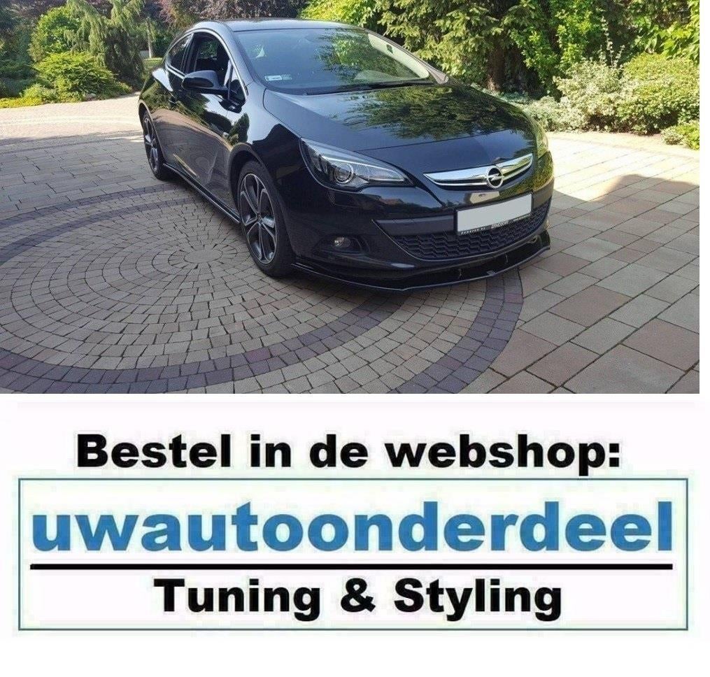 Maxton Design Spoiler Lip Splitter Voor Opel Astra J GTC, Envoi