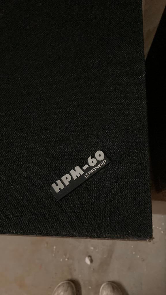 2stuks Pioneer HPM-60 luidsprekers., TV, Hi-fi & Vidéo, Enlèvement, Comme neuf, Pioneer