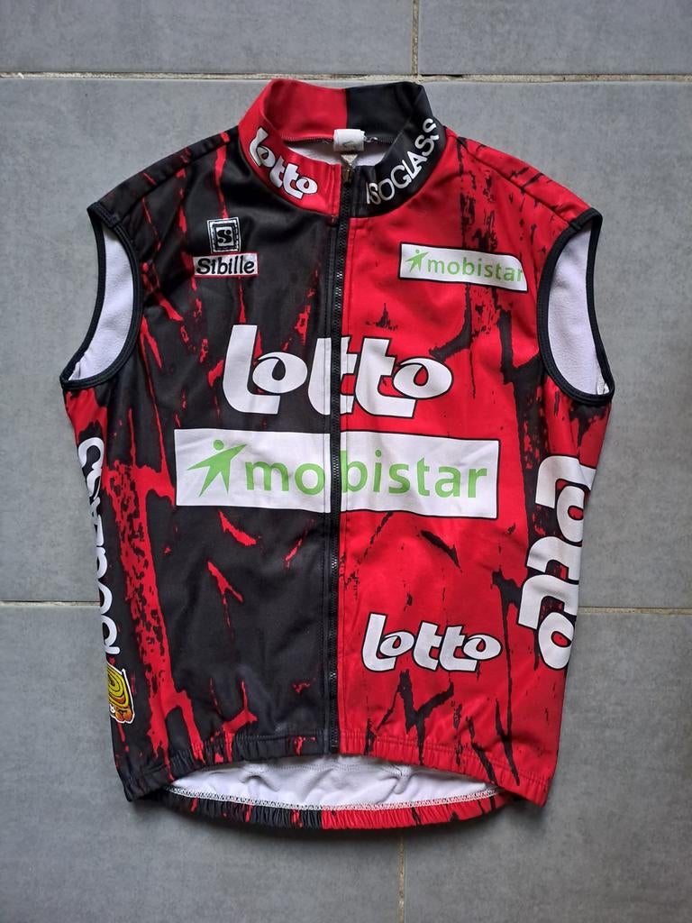 Wielertrui Lotto Mobistar 1997, Fietsen en Brommers, Fietsaccessoires | Fietskleding, Ophalen of Verzenden