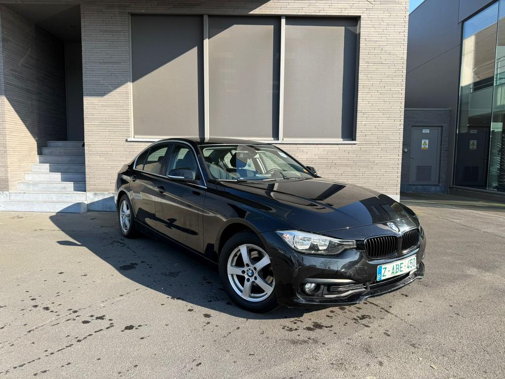 BMW 318d/12-2016/192.000km/110 kw/2.0 gazole/euro6b, Autos, Cuir, Achat, Entreprise, Noir