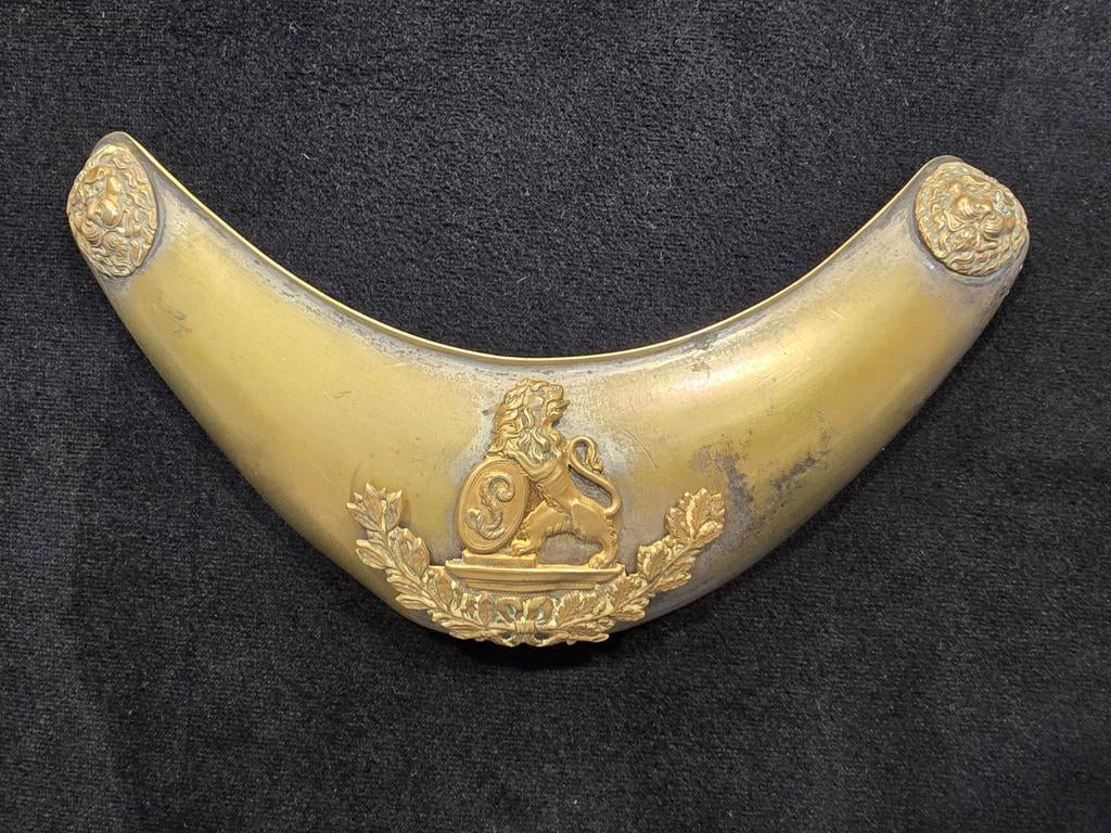 Hausse col officier belge Léopold 1er garde civique Belgique, Collections, Enlèvement ou Envoi