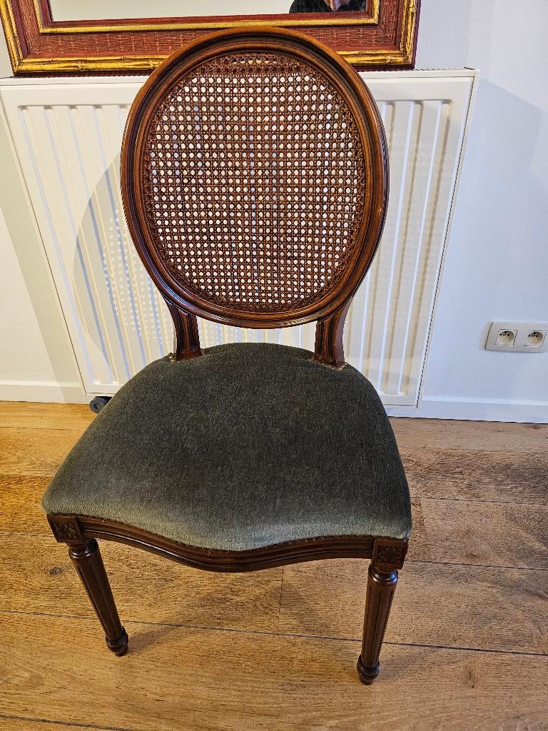 6x Chaises Vintage, Gebruikt, Overige kleuren, Vintage, Ophalen of Verzenden