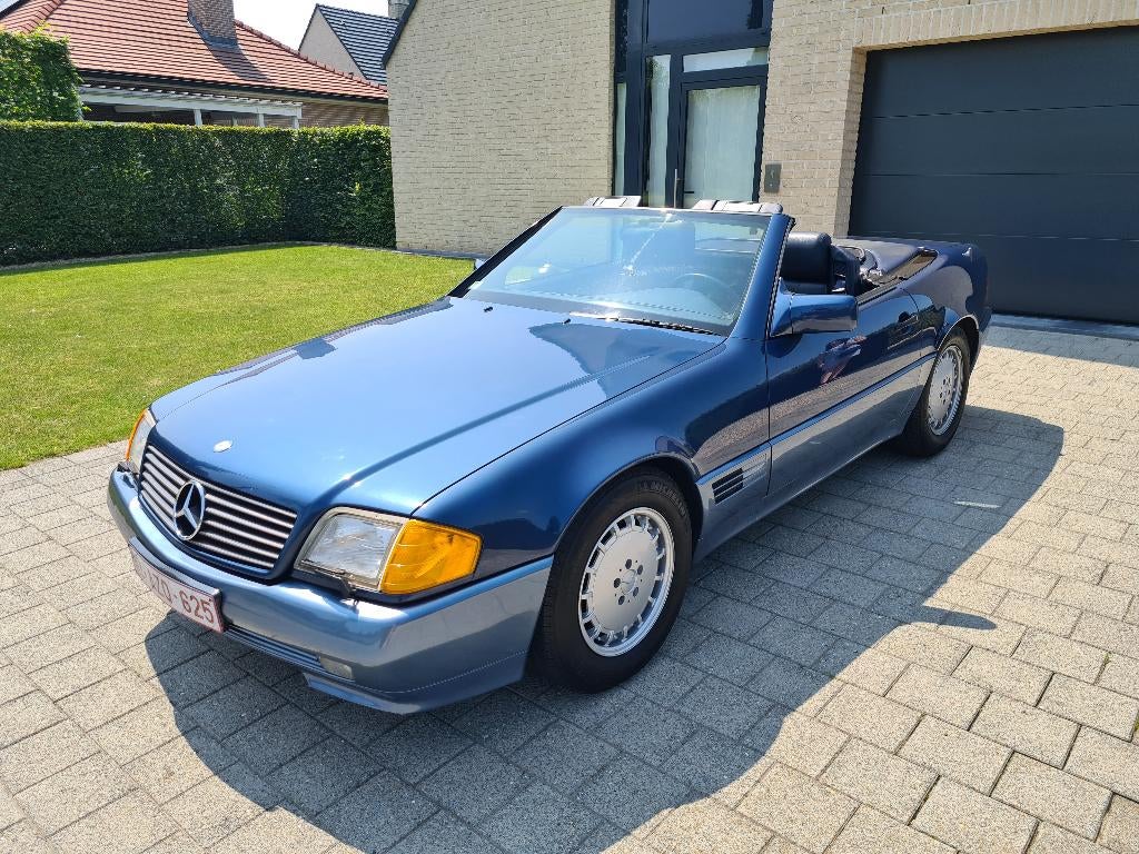 Mercedes 500SL, Autos, Cuir, Achat, 5000 cm³, Bleu