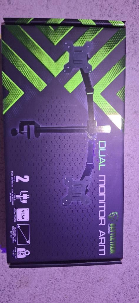 DUAL Monitor arm, Computers en Software, Monitoren, Zo goed als nieuw, Overige typen, Onbekend, 13 - 32