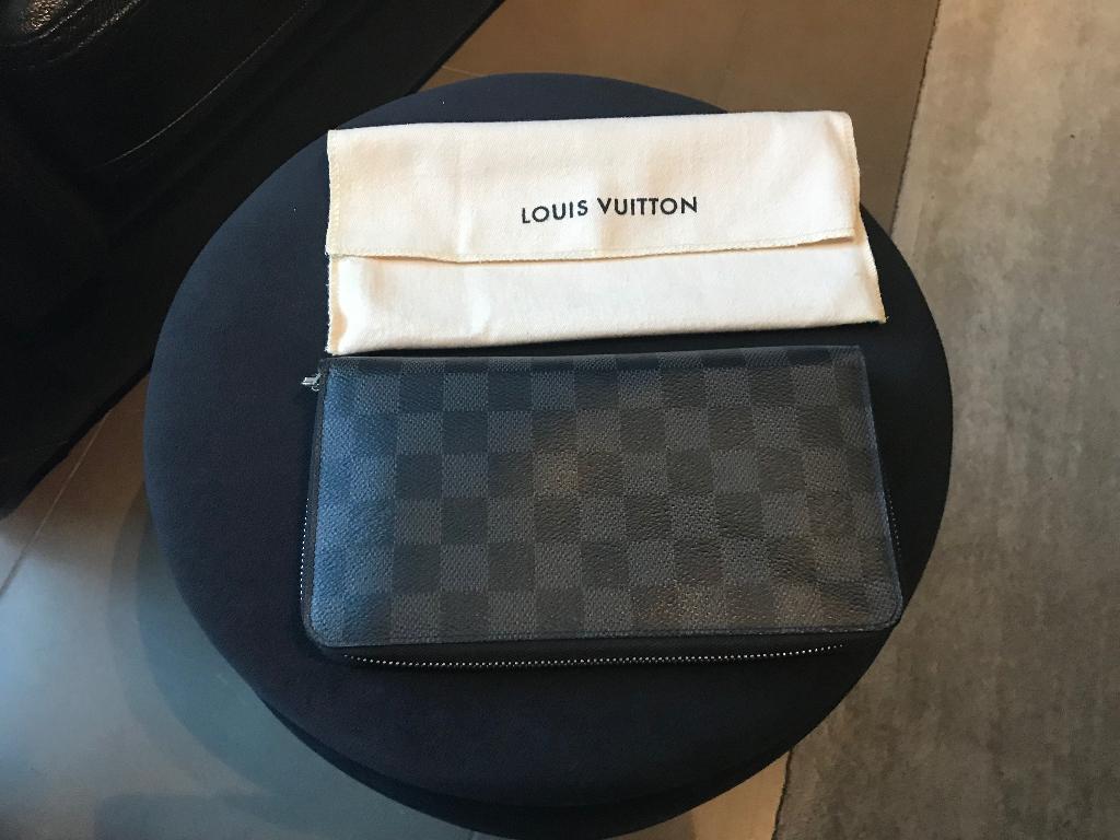 Louis vuitton zippy wallet large, Zwart, Zo goed als nieuw, Met knipsluiting, Ophalen