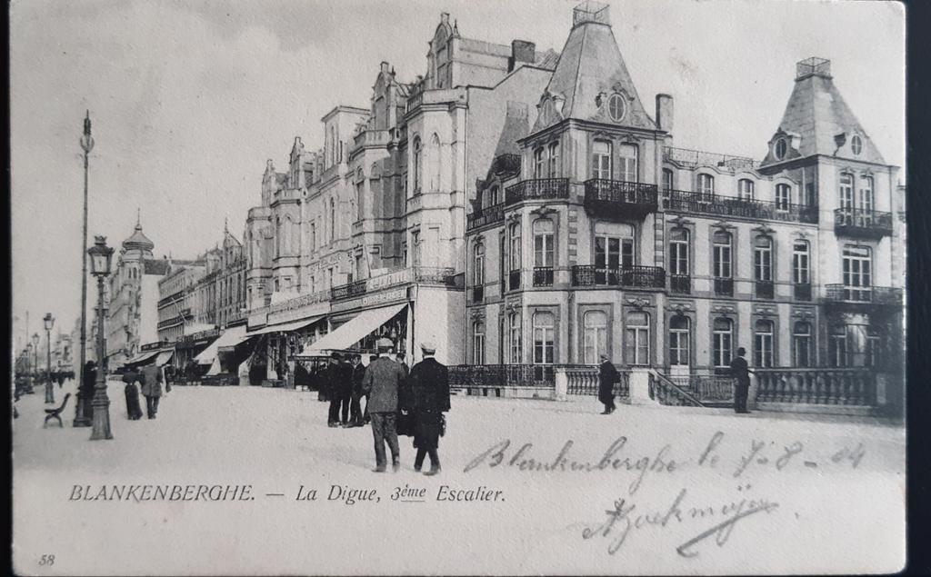 Blankenberge BLANKENBERGE ZEEDIJK DIGUE 1903, Verzamelen, Postkaarten | België, Ophalen of Verzenden