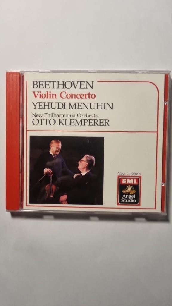 Beethoven - Yehudi Menuhin New Philharmonia Orchestra Otto, CD & DVD, CD | Pop, Enlèvement ou Envoi, 1980 à 2000, Utilisé