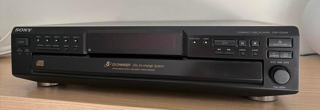 Sony 5CD Changer CDP-CE345, Enlèvement ou Envoi, Comme neuf